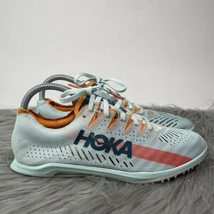 Hoka One One Unisex Cielo X MD Blue Running Cleats Shoes Mens Size 9.5 Womens 8